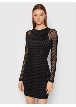 ROTATE Sukienka koktajlowa Monique RT851 Czarny Slim Fit ze sklepu MODIVO w kategorii Sukienki - zdjęcie 183551545