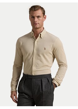 Polo Ralph Lauren Koszula 710932545007 Beżowy Custom Fit ze sklepu MODIVO w kategorii Koszule męskie - zdjęcie 183551599