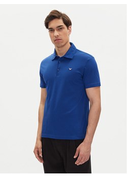 Emporio Armani Polo EM000571 AF12331 UB093 Niebieski Regular Fit ze sklepu MODIVO w kategorii T-shirty męskie - zdjęcie 183551625