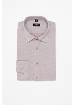KOSZULA FORMENTO 3319 DŁUGI RĘKAW SLIM FIT BEŻOWA Z BAWEŁNĄ ze sklepu Recman w kategorii Koszule męskie - zdjęcie 183553079