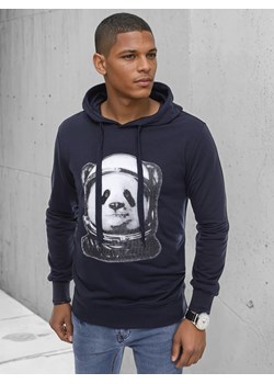 Bluza męska ciemnoniebieska Dstreet BX5131 ze sklepu DSTREET.PL w kategorii Bluzy męskie - zdjęcie 183553435