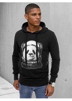 Bluza męska czarna Dstreet BX5130 ze sklepu DSTREET.PL w kategorii Bluzy męskie - zdjęcie 183553437