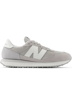 Sneakersy męskie New Balance 237 buty sportowe zamszowe szare (MS237LGG) ze sklepu ButyModne.pl w kategorii Buty sportowe męskie - zdjęcie 183553888
