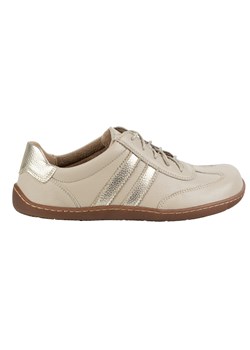 Olivier Buty Barefoot damskie skórzane minimalistyczne 1287 beżowe sneakersy beżowy ze sklepu ButyModne.pl w kategorii Półbuty damskie - zdjęcie 183553926