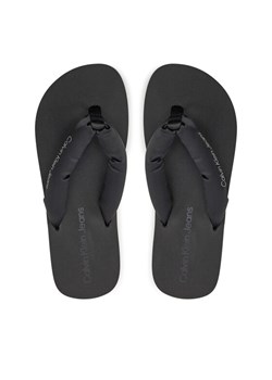 Japonki Calvin Klein Jeans Beach Sandal Flatform Padded Ny YW0YW01400 Czarny ze sklepu eobuwie.pl w kategorii Klapki damskie - zdjęcie 183555277