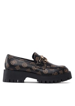 Loafersy Guess Ilary FL7ILR FAL14 Czarny ze sklepu eobuwie.pl w kategorii Półbuty damskie - zdjęcie 183555295