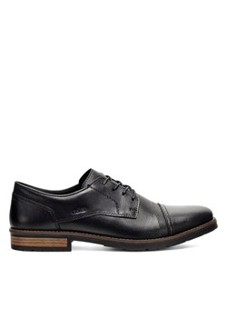 Półbuty Rieker 14607-00 Czarny ze sklepu eobuwie.pl w kategorii Buty eleganckie męskie - zdjęcie 183555329