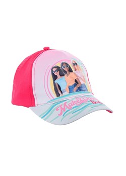 Barbie Czapka &quot;Barbie&quot; w kolorze różowo-jasnoróżowym ze sklepu Limango Polska w kategorii Czapki dziecięce - zdjęcie 183556248
