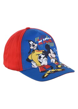 Disney Mickey Mouse Czapka &quot;Myszka Miki&quot; w kolorze czerwono-niebieskim ze wzorem ze sklepu Limango Polska w kategorii Czapki dziecięce - zdjęcie 183556597