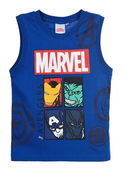 Avengers Top &quot;Avengers Classic&quot; w kolorze niebieskim ze wzorem ze sklepu Limango Polska w kategorii T-shirty chłopięce - zdjęcie 183556617