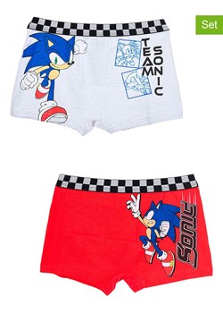 Sonic Bokserki (2 pary) &quot;Sonic&quot; w kolorze biało-czerwonym ze sklepu Limango Polska w kategorii Majtki dziecięce - zdjęcie 183556646