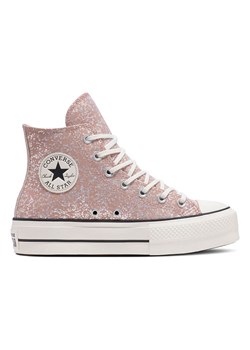 Converse Sneakersy &quot;Ctas Lift Platform Gltter&quot; w kolorze jasnoróżowym ze sklepu Limango Polska w kategorii Trampki damskie - zdjęcie 183557247