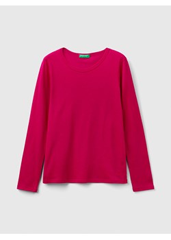 Benetton Koszulka w kolorze różowym ze sklepu Limango Polska w kategorii Bluzki damskie - zdjęcie 183557347