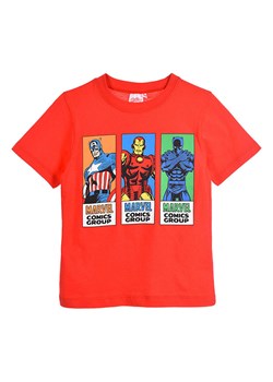 Avengers Koszulka &quot;Avengers Classic&quot; w kolorze czerwonym ze wzorem ze sklepu Limango Polska w kategorii T-shirty chłopięce - zdjęcie 183557349
