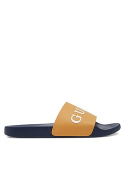 Klapki Guess F5GZ06 BB00F Brązowy ze sklepu eobuwie.pl w kategorii Klapki męskie - zdjęcie 183557405