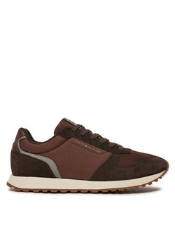 Sneakersy Tommy Hilfiger New Runner Eva Trainers FM0FM05454 Brązowy ze sklepu eobuwie.pl w kategorii Buty sportowe męskie - zdjęcie 183557448