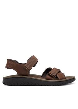 Clarks Sandały Wesley Shore 26182009 Brązowy ze sklepu MODIVO w kategorii Sandały męskie - zdjęcie 183558358