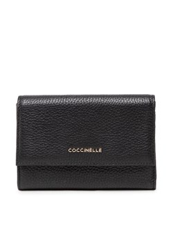 Coccinelle Duży Portfel Damski MW5 Metallic Soft E2 MW5 11 66 01 Czarny ze sklepu MODIVO w kategorii Portfele damskie - zdjęcie 183558475