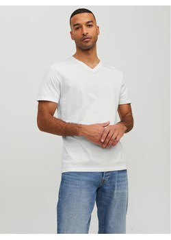 Jack&Jones T-Shirt Basic 12156102 Biały Standard Fit ze sklepu MODIVO w kategorii T-shirty męskie - zdjęcie 183558535