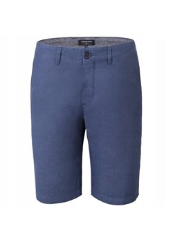 Bawełniane Męskie Krótkie Spodenki (Szorty) - Pako Jeans - Ciemnoniebieskie SPPJNSszortyMARIUSgr ze sklepu JegoSzafa.pl w kategorii Spodenki męskie - zdjęcie 183559867