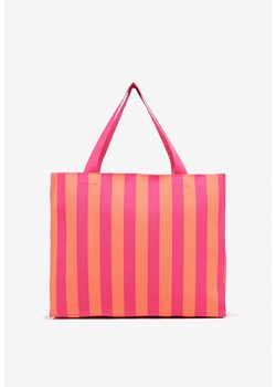 Pomarańczowa Torebka w Typie Shopper w Pasy Saliviella ze sklepu renee.pl w kategorii Torby letnie - zdjęcie 183561417