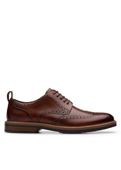 Clarks Półbuty Aldwin Limit 26178428 Brązowy ze sklepu MODIVO w kategorii Buty eleganckie męskie - zdjęcie 183562285
