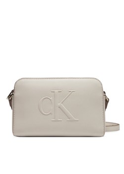 Calvin Klein Jeans Torebka Sculpted Ew Camera Bag20 LV04K3036G Écru ze sklepu MODIVO w kategorii Listonoszki - zdjęcie 183562288