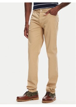 Kappa Spodnie materiałowe Gabardine 67117PW Beżowy Regular Fit ze sklepu MODIVO w kategorii Spodnie męskie - zdjęcie 183562319