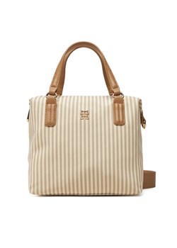 Tommy Hilfiger Torebka Poppy Summer Small Tote AW0AW17202 Beżowy ze sklepu MODIVO w kategorii Torby Shopper bag - zdjęcie 183562385