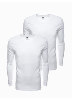 Zestaw longsleeve męski V-NECK - mix 2-pak V3 Z41 ze sklepu ombre w kategorii T-shirty męskie - zdjęcie 183563175