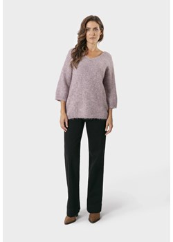 Sweter w serek z alpaką ze sklepu Molton w kategorii Swetry damskie - zdjęcie 183565716
