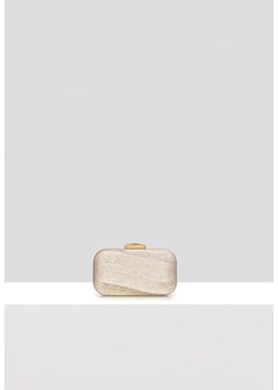 Elegancka torebka z oryginalną fakturą w złotym kolorze ze sklepu Molton w kategorii Kopertówki - zdjęcie 183568186