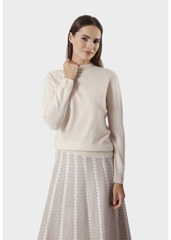 Beżowy półgolf 100% wełna ze sklepu Molton w kategorii Swetry damskie - zdjęcie 183568315