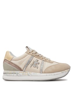Sneakersy Premiata Conny VAR 6671 Écru ze sklepu eobuwie.pl w kategorii Buty sportowe damskie - zdjęcie 183572669