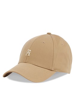 Czapka z daszkiem Tommy Hilfiger Elevated Chic Cap AW0AW17128 Khaki ze sklepu eobuwie.pl w kategorii Czapki z daszkiem damskie - zdjęcie 183572796