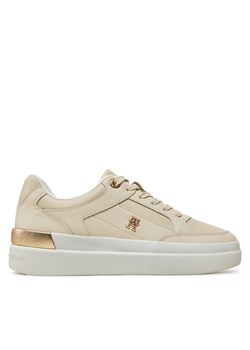 Sneakersy Tommy Hilfiger Feminine Court Sneaker FW0FW08126 Beżowy - id: 0000304438776 - marki Tommy Hilfiger - 183572867 Sneakersy Tommy Hilfiger Feminine Court Sneaker FW0FW08126 Beżowy ze sklepu eobuwie.pl w kategorii Buty sportowe damskie - zdjęcie 183572867