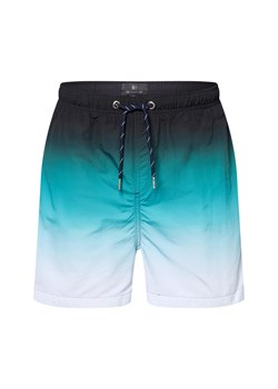 Nils Sundström Męskie spodenki kąpielowe Mężczyźni Sztuczne włókno turkusowy wzorzysty ze sklepu vangraaf w kategorii Kąpielówki - zdjęcie 183575469