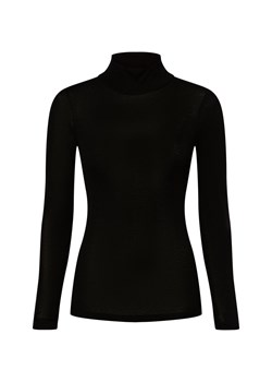 Samsøe Samsøe Damska koszulka z długim rękawem - Sadou Kobiety Lyocell czarny jednolity ze sklepu vangraaf w kategorii Bluzki damskie - zdjęcie 183575476