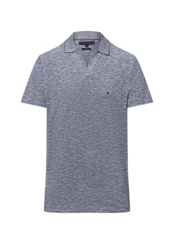 Tommy Hilfiger Męska koszulka polo Mężczyźni Bawełna granatowy marmurkowy ze sklepu vangraaf w kategorii T-shirty męskie - zdjęcie 183575479