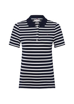 Tommy Hilfiger Damska koszulka polo Kobiety Bawełna granatowy w paski ze sklepu vangraaf w kategorii Bluzki damskie - zdjęcie 183575485