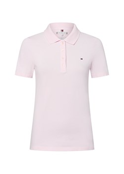 Tommy Hilfiger Damska koszulka polo Kobiety Bawełna różowy jednolity - id: 741412-0004-09900 - marki Tommy Hilfiger - 183575487 Tommy Hilfiger Damska koszulka polo Kobiety Bawełna różowy jednolity ze sklepu vangraaf w kategorii Bluzki damskie - zdjęcie 183575487