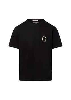 Jack & Jones Koszulka męska - Justin Mężczyźni czarny nadruk ze sklepu vangraaf w kategorii Bluzki damskie - zdjęcie 183575498