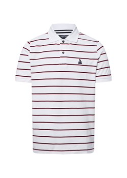 Andrew James Męska koszulka polo Mężczyźni Bawełna biały w paski ze sklepu vangraaf w kategorii T-shirty męskie - zdjęcie 183575525