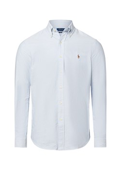 Polo Ralph Lauren Męska koszula casual Mężczyźni Modern Fit Bawełna niebieski w paski ze sklepu vangraaf w kategorii Koszule męskie - zdjęcie 183575557