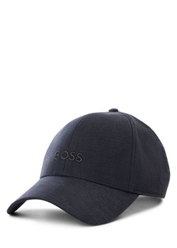 BOSS Czapka męska - Zed Mężczyźni Bawełna granatowy jednolity ze sklepu vangraaf w kategorii Czapki z daszkiem męskie - zdjęcie 183575566