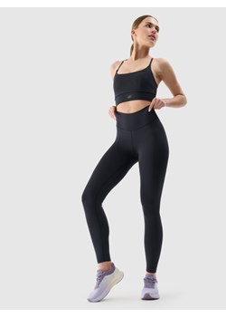 Damskie legginsy treningowe 4F 4FRSS25TFTIF307 - czarne ze sklepu Sportstylestory.com w kategorii Spodnie damskie - zdjęcie 183577138
