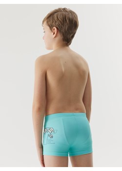 Chłopięce kąpielówki 4F 4FJWSS25USWTM036 - turkusowe ze sklepu Sportstylestory.com w kategorii Kąpielówki chłopięce - zdjęcie 183577188
