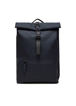 Plecak Rains Rolltop Rucksack W3 13320 Granatowy ze sklepu eobuwie.pl w kategorii Plecaki - zdjęcie 183577257