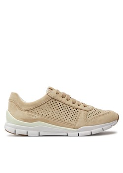 Sneakersy Geox D Suke B D02F2B 00022 C6738 Beżowy ze sklepu eobuwie.pl w kategorii Buty sportowe damskie - zdjęcie 183577296