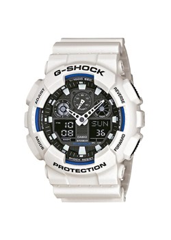 Zegarek G-Shock GA-100B-7AER Biały ze sklepu eobuwie.pl w kategorii Zegarki - zdjęcie 183577329